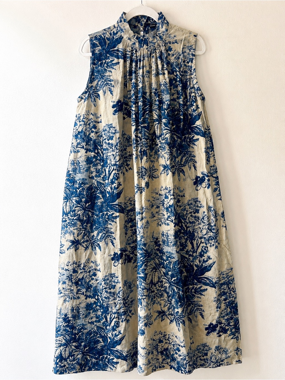 Rare 45R (45rpm) Made in Japan Indigo Toile Maxi Dress | NWT